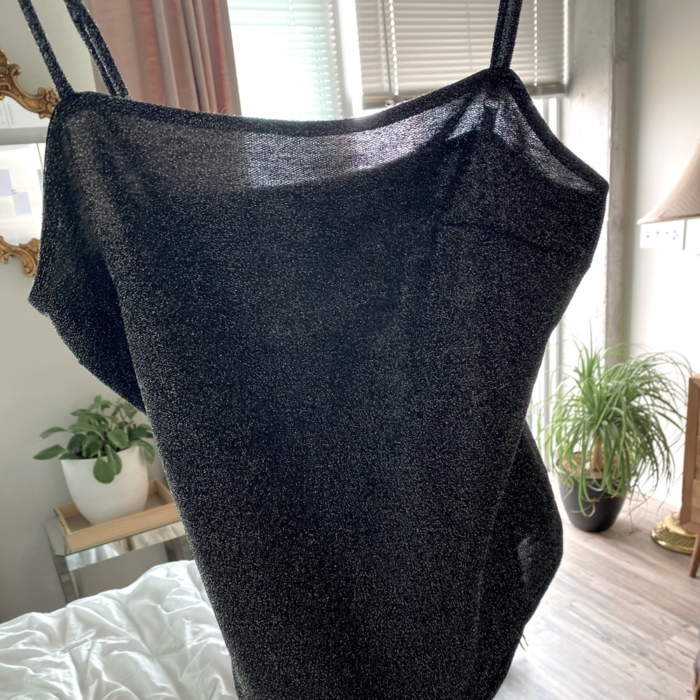 Black and Silver Onesie